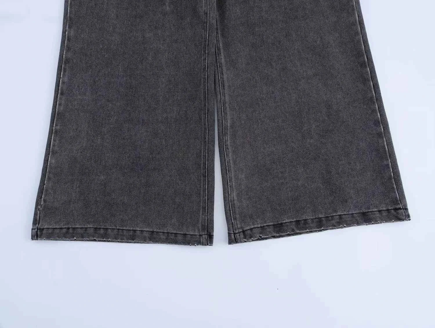 2024 Autumn Jeans Sets Women Turn-down Collar Casual Top Fashion High Waist Streetwear Female Denim Pant Two Piece Set