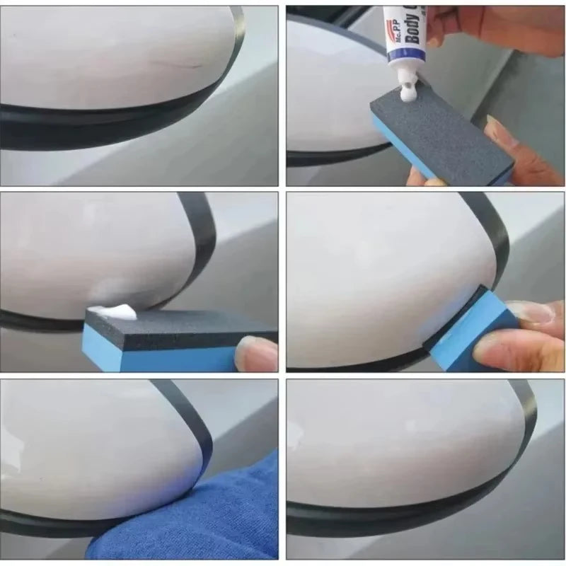 1set Car Scratch Remover Paint Care Tools Auto Repair Polishing Auto Body Compound Paste Paint Repair Kit Auto Accessories
