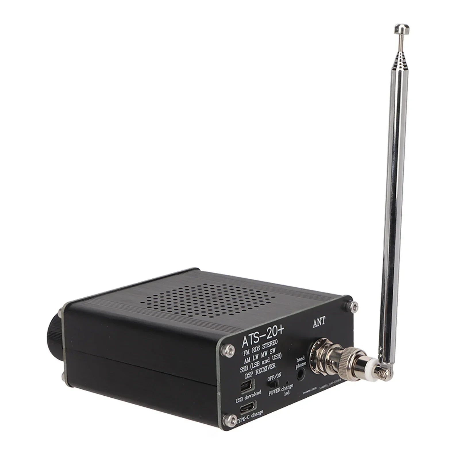ATS 20+ Radio Receiver High Sensitivity Portable Small World Band Digital Receiver for Outdoor Camping Home