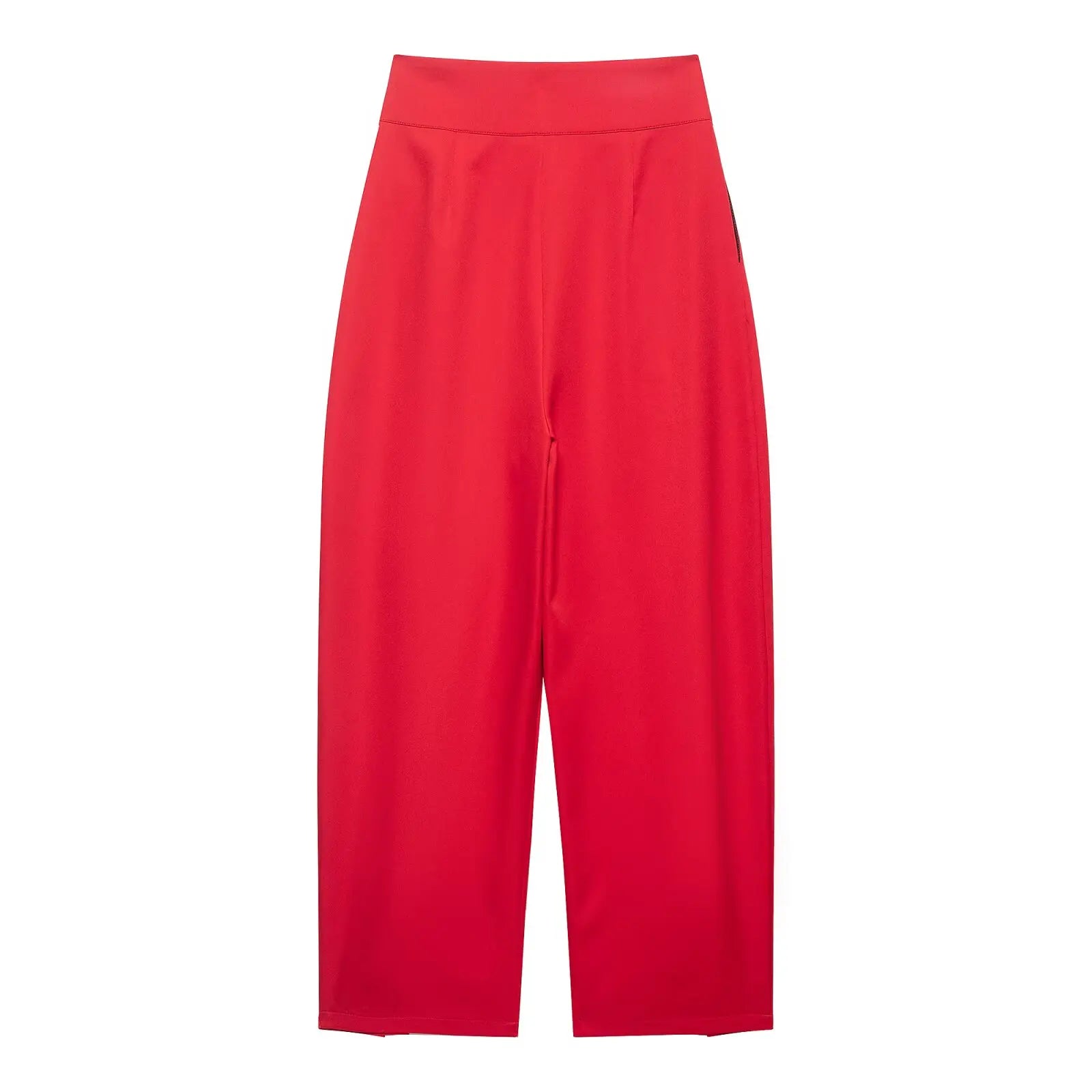 Koekop Office outfits High-waisted pleated balloon Ladies Pants Fashion Office Wear High waist Pants for Women Formal Pants