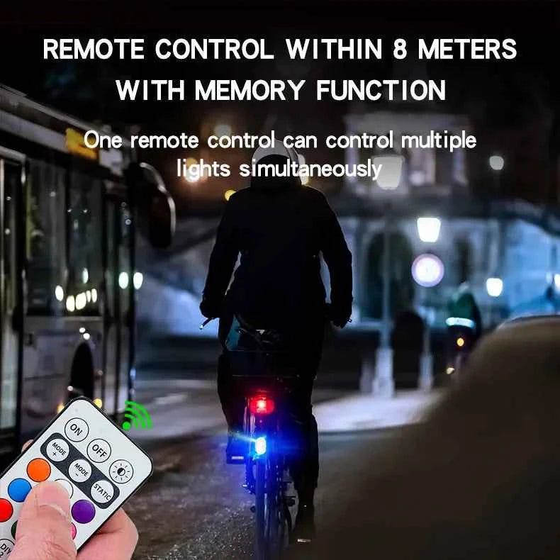 1/2/4pcs Wireless LED Strobe Lights Car Decor Atmosphere Light 8 Colors Rechargeable Led Lights Anti-Collision LED Warning Light