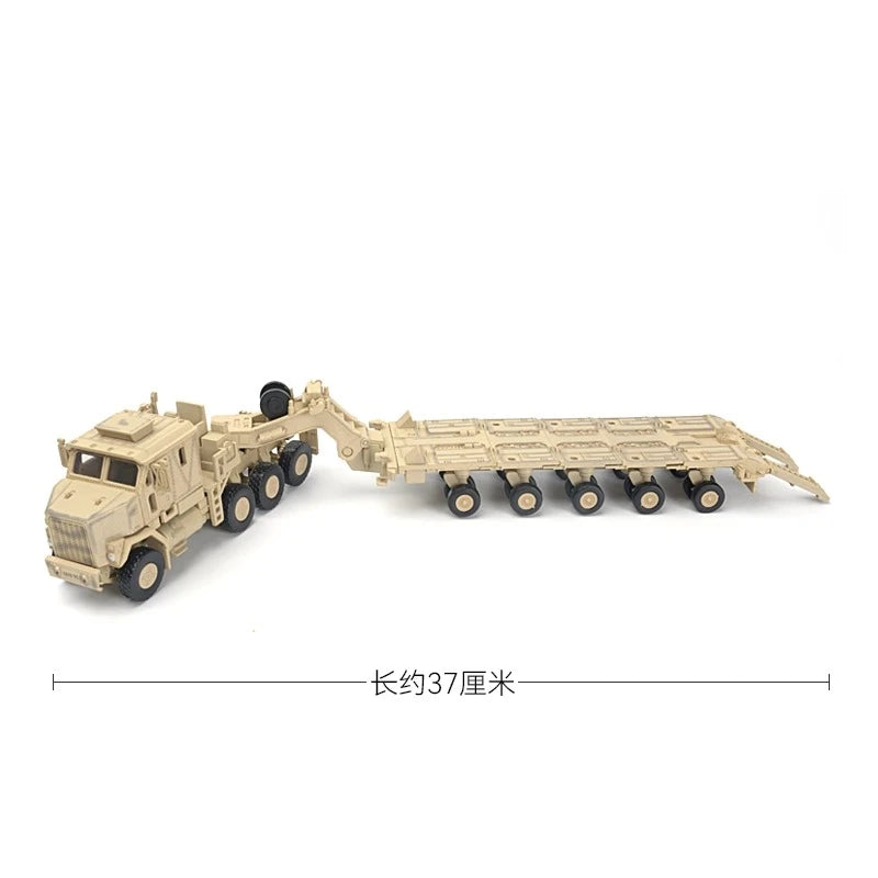 1:72 Creative Military Series Building Blocks Armored Transport Vehicle Green/Yellow M-Track Model Toys For Kids Christmas Gifts