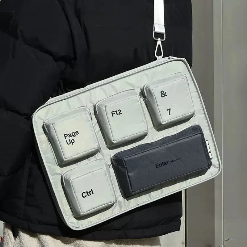 16inch Korean style Fashion Laptop Case Fashion Computer Protection Case Game Laptop keyboard Bags Office Student Stationery