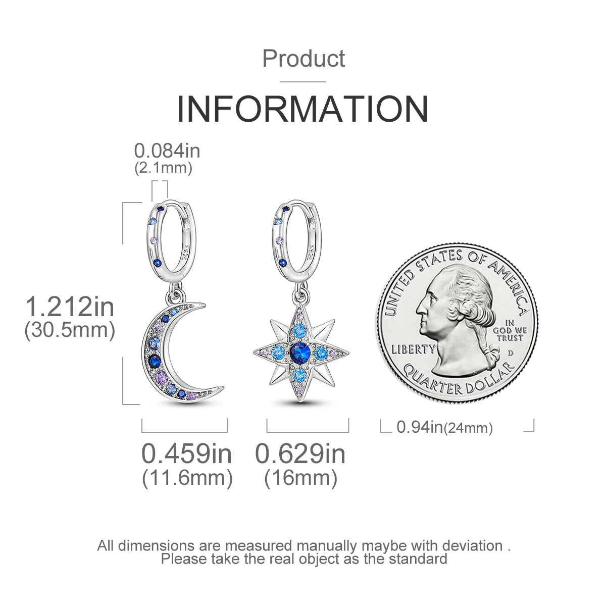 2024 New Sterling Silver S925 Ear Loops Star Ringed Snake Bone Earrings Pendant Simple Jewelry For Women Girls Party Gifts