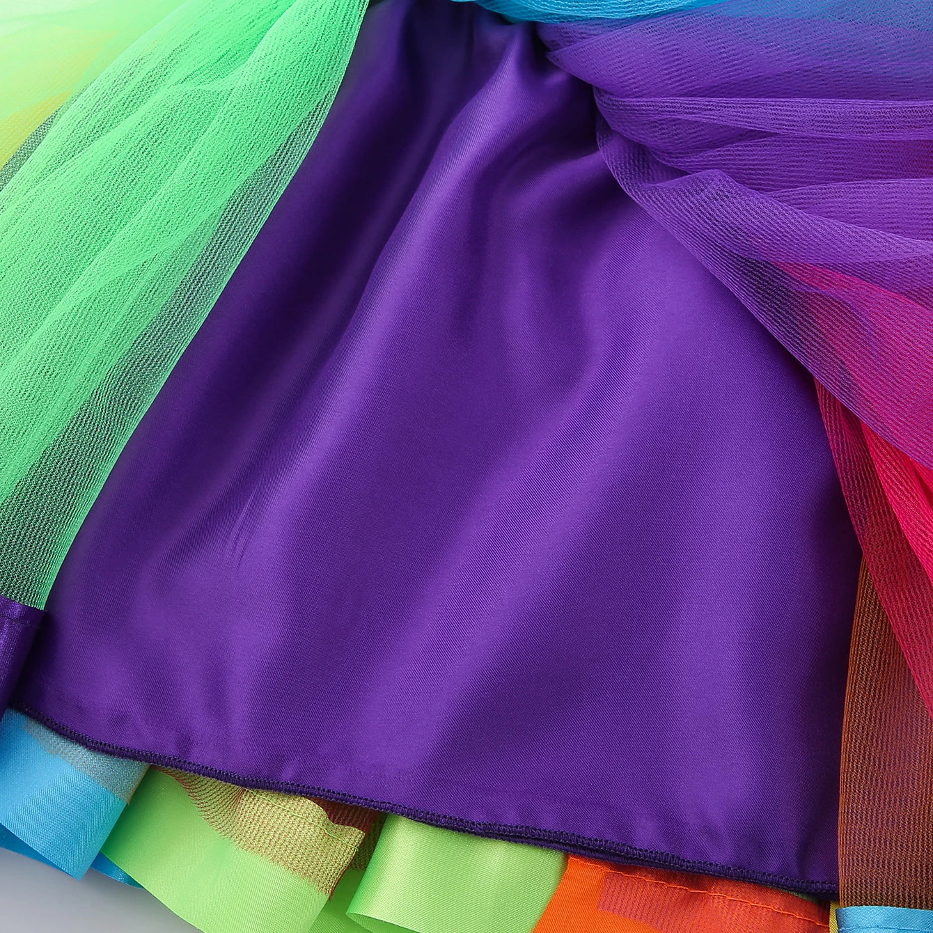 Mini skirt Party With Hairpin 2024 Tutu Skirt Baby Girl Skirts Princess Rainbow Tulle Skirts Girls Clothes Children Clothing