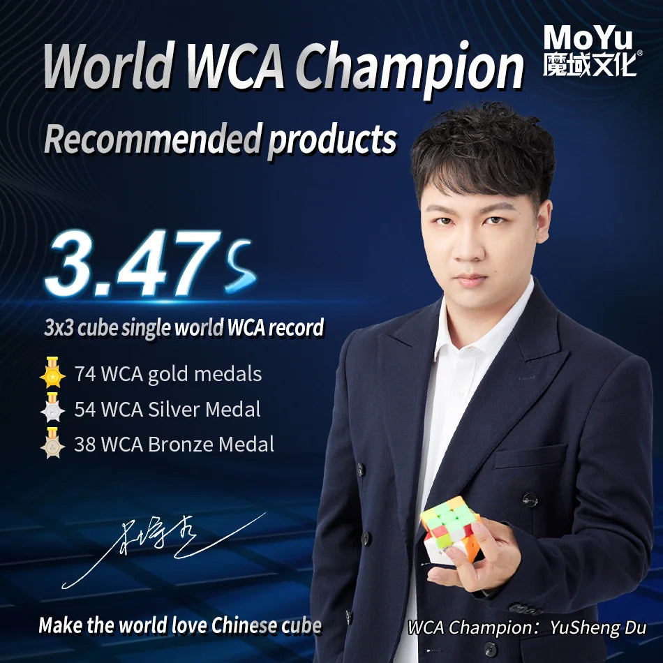 Moyu Weilong WRM V9 20-Magnet Ball Core Magic Speed Cube Fidget Toys Moyu Weilong WRMV9 Maglev Cubo Magico Puzzle Gift Toy