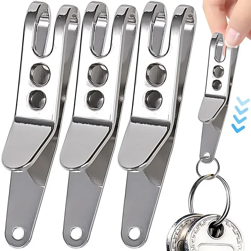 5/1Pcs Mini Zinc Alloy Ring Carabiner EDC Bag Suspension Clip with Key Outdoor Quicklink Tool Keychain Camping Accessories