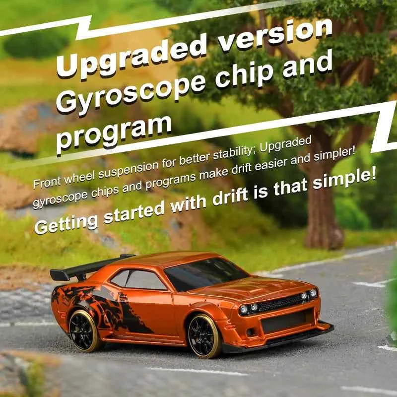Turbo Racing 1:76 C65 Limited Edition Drift RC Car With Gyro Radio Full Proportional Remote Control Toys RTR Desktop Toys