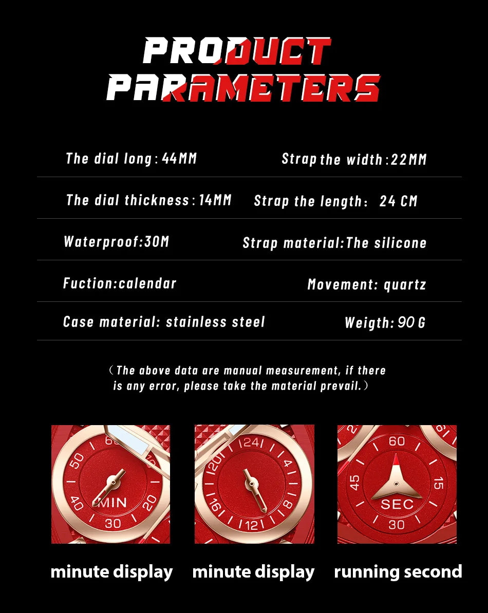 LIGE New Fashion Mens Watches Top Brand Luxury Quartz Wrist Watch Man Sport Red Silicone Watch for Men Reloj Hombre Chronograph