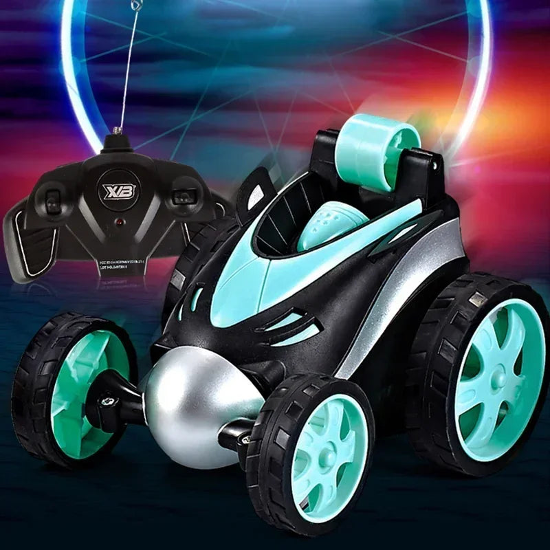 Stunt RC Car Electric Universal Rolling Toy Drift Tumbling Dump Truck Wireless Remote Control Toys Off-road Racing Car Toy