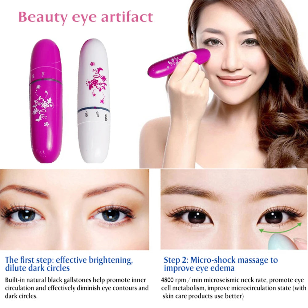 Electric Eye Beauty Device Energy Stick Vibration Face Massage Bar Exquisite Eye Skin Reduce Fine Lines Skin Care Home Use Relax