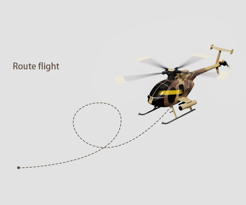 MD500 RC Helicopter 1:28 C189 Brushless Dual-motor Remote Control Model 6-Axis Gyro Aircraft Multifunctional Flying Machine Toy