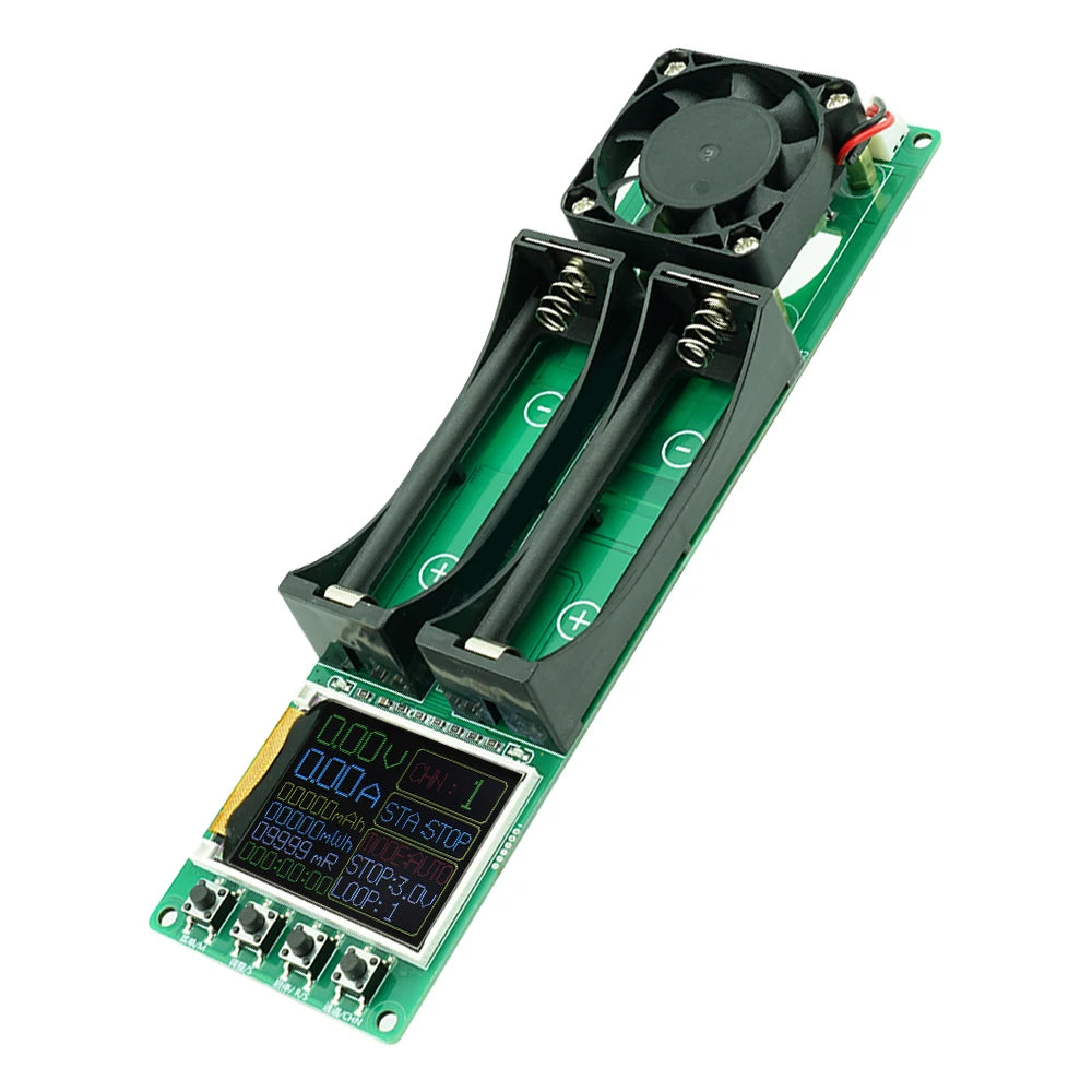18650 Lithium Battery Capacity Tester MAh MWh Internal Resistance Tester Auto Charging and Discharging Module Power Detector