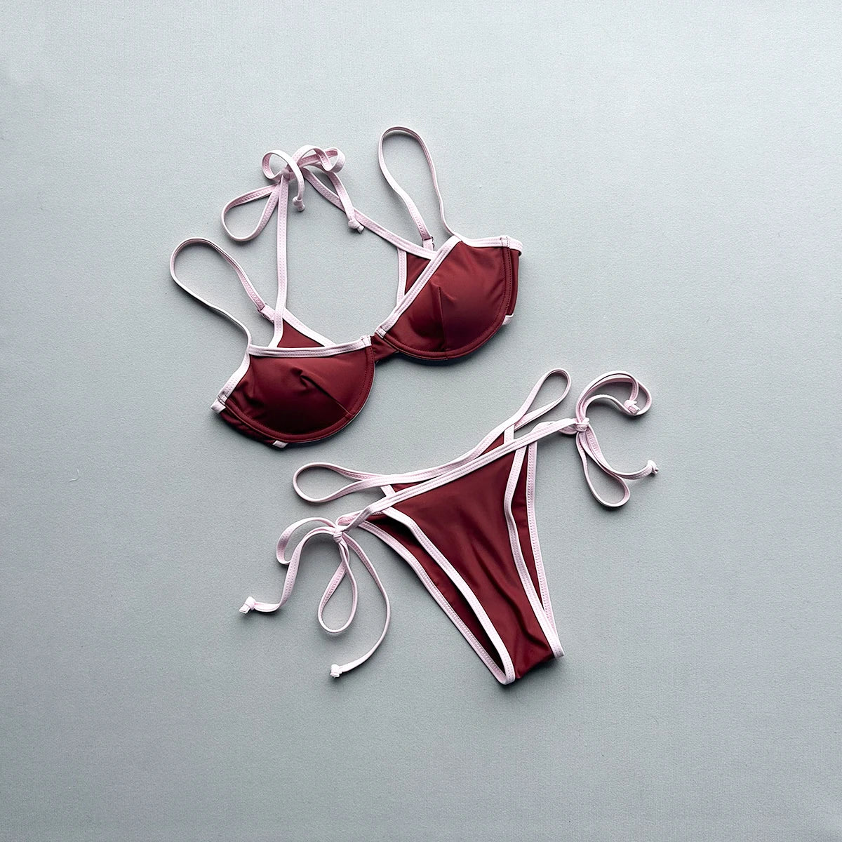 Push Up Bikinis 2026 Sexy Women Swimsuit Swimwear Female Patchwork Bikini Set Biquini Bathing Suit Thong Swimming Suit Beachwear