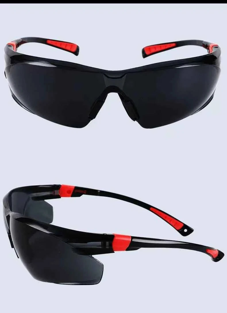 48-73-2000 transparent protective glasses, impact-resistant double-coated lenses, wear-resistant hard coated goggles
