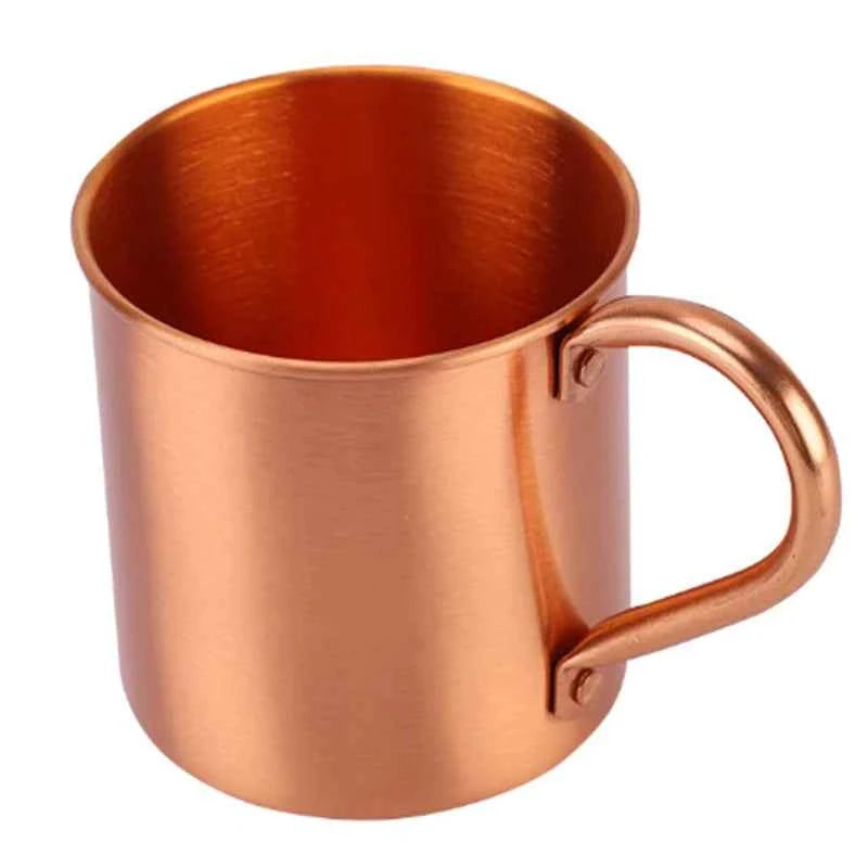 A91P Sports Products Straight Cup Handle Cocktail Cup Pure Copper Mug
