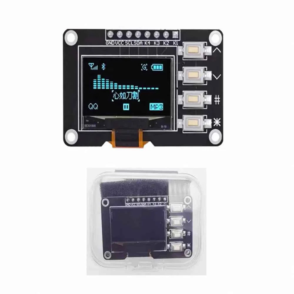 TFT OLED Module EC11 with Rotary Encoder IIC Interface 0.96'' 1.3'' 1.8'' 2.4'' LCD Screen Options for White/Blue Buttons
