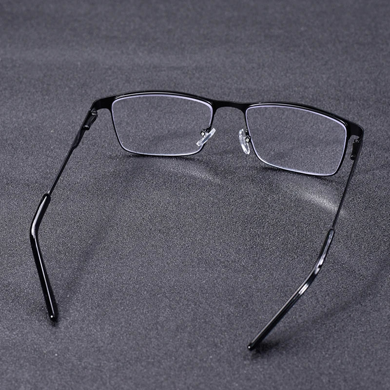 High Quality Stainless steel Reading Glasses Men Women Fashion Presbyopic Eyeglasses Business Hyperopia Anti Blue Light Eyewear1