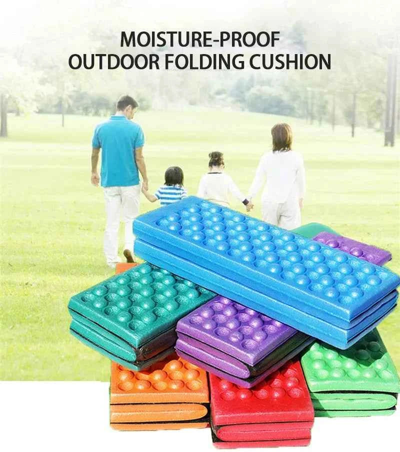Honeycomb Massage Mat Fold XPE Cushion Outdoor Hiking Camping Training Park Foldable Pillow Picnic Sitting Moisture-proof Pad