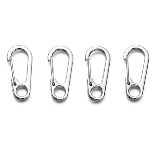 5/10pcs Lobster Clasp Buckle Keychain Carabiners Outdoor Camping Buckles Alloy Spring Snap Hooks Keychains Tool Clips
