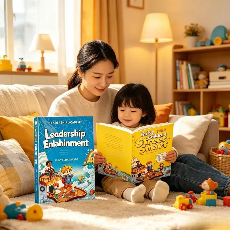 Kids Comic Enlightenment Books Children Leadership Street-Smart Growth Educational Picture Book Parent-child Reading Gift
