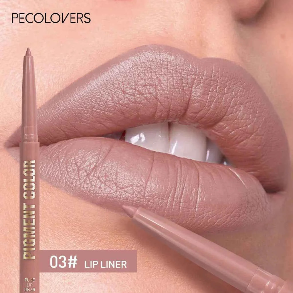 1PC Matte Lip Liner Pen - Long-Lasting, Waterproof, Easy Glide, Moisturizing Suitable for All Skin Types, Lip Makeup