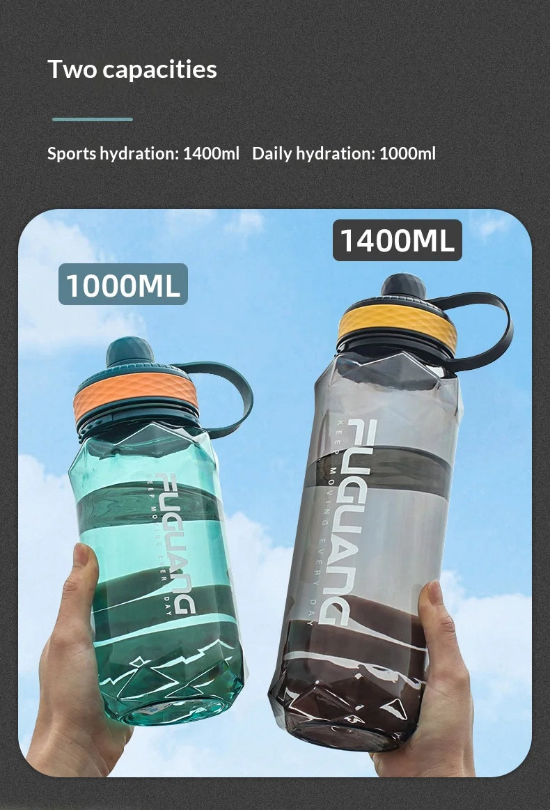 Large-capacity Sports Water Bottle Made of PC Material with Leak-proof Design Suitable for Use in Fitness Venues and Outdoors