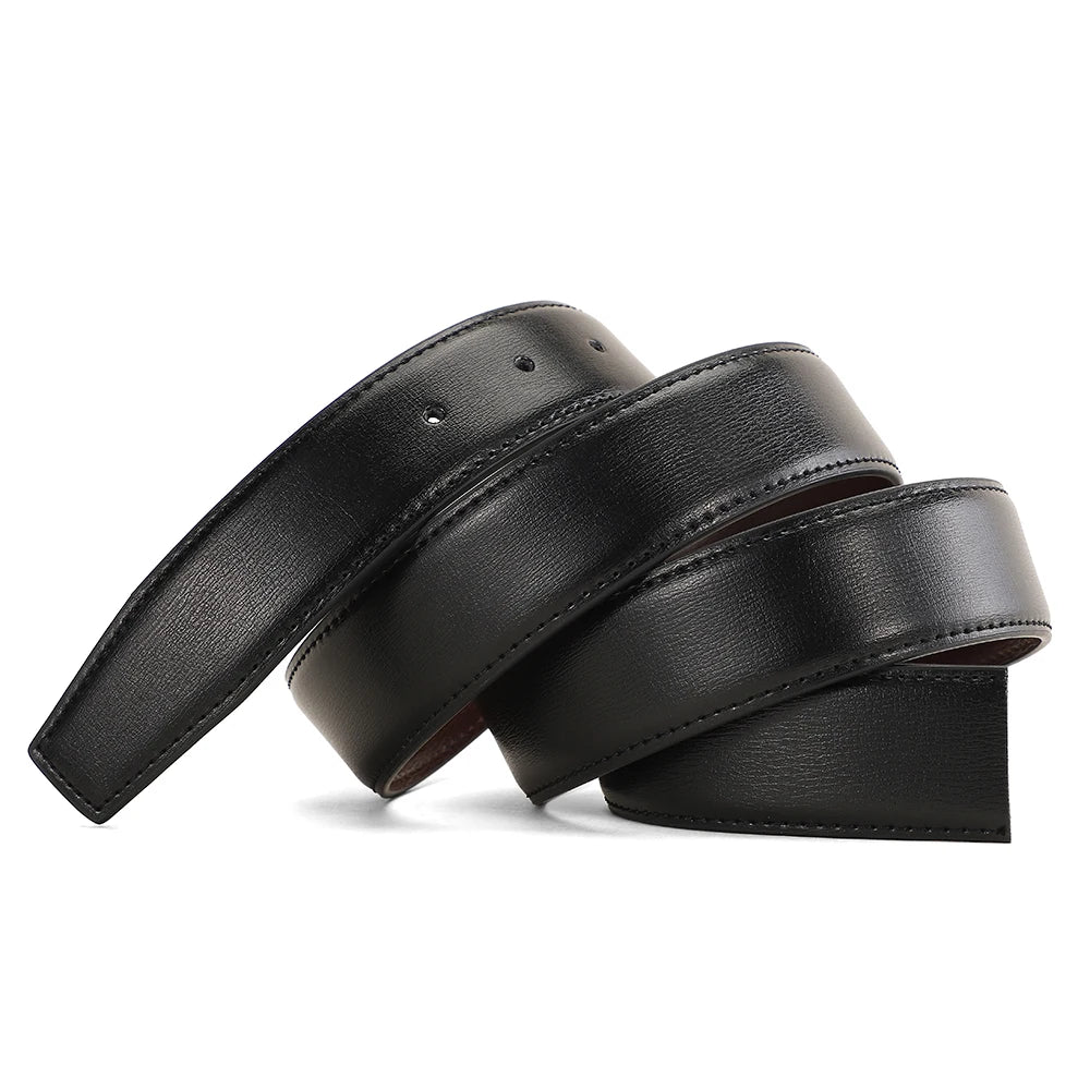 Reversible Pin Buckle Men's Belts Real Leather Male Belt for Man High Quality Designer Fashion Jeans Waist Strap Luxury Business