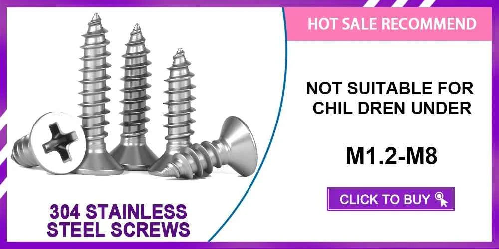 304 Stainless Steel DIN7991 Countersunk Head Hex Socket Screws Bolt Allen Thread Machine Metal Screws M2 M2.5 M3 M4 M5 M6 M8 M10