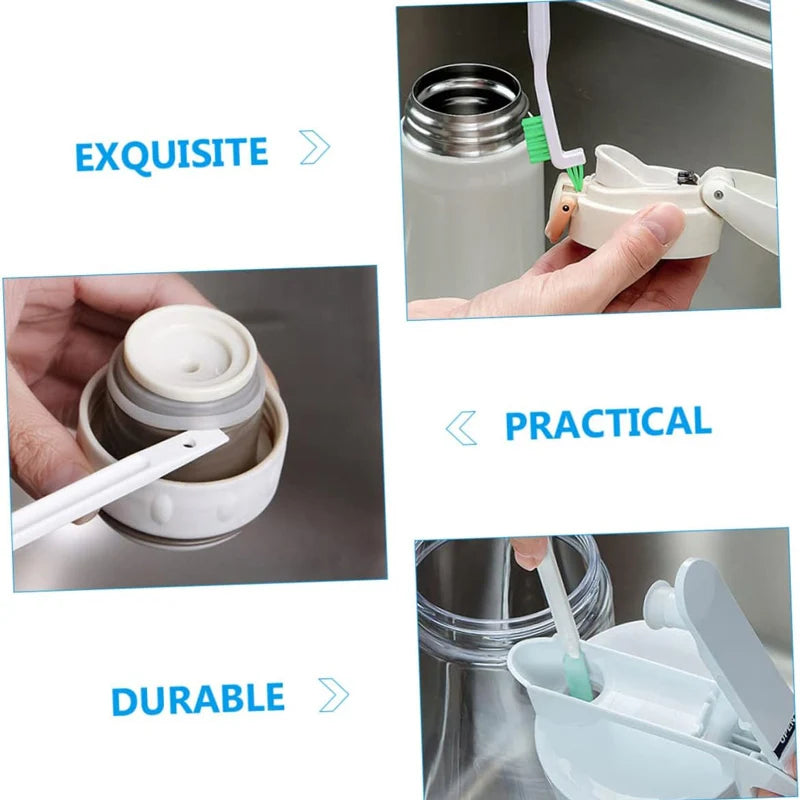 Household Bottle Cleaning Brush Kit With Detail Tools