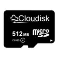 Cloudisk Small Capacity Micro SD Card 128MB 256MB 512MB (512MB=0.5GB) C4 Memory Card for MP3 Photos Small Files Only