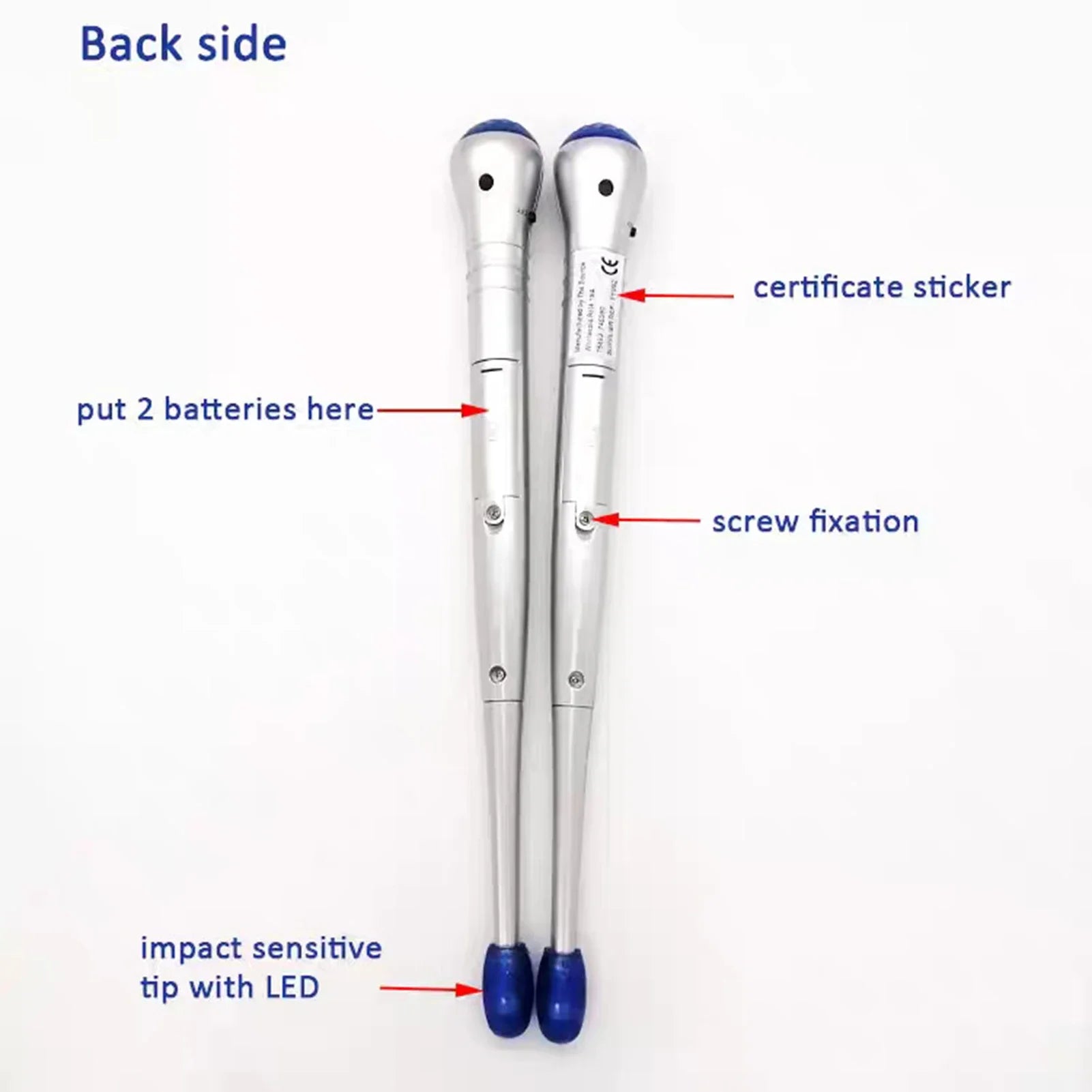 Kids Electronic Air Drum Sticks Motion Sensor Virtual Rhythm Toy Built In Sound Safe ABS Silicone Drum Sticks For Child Music