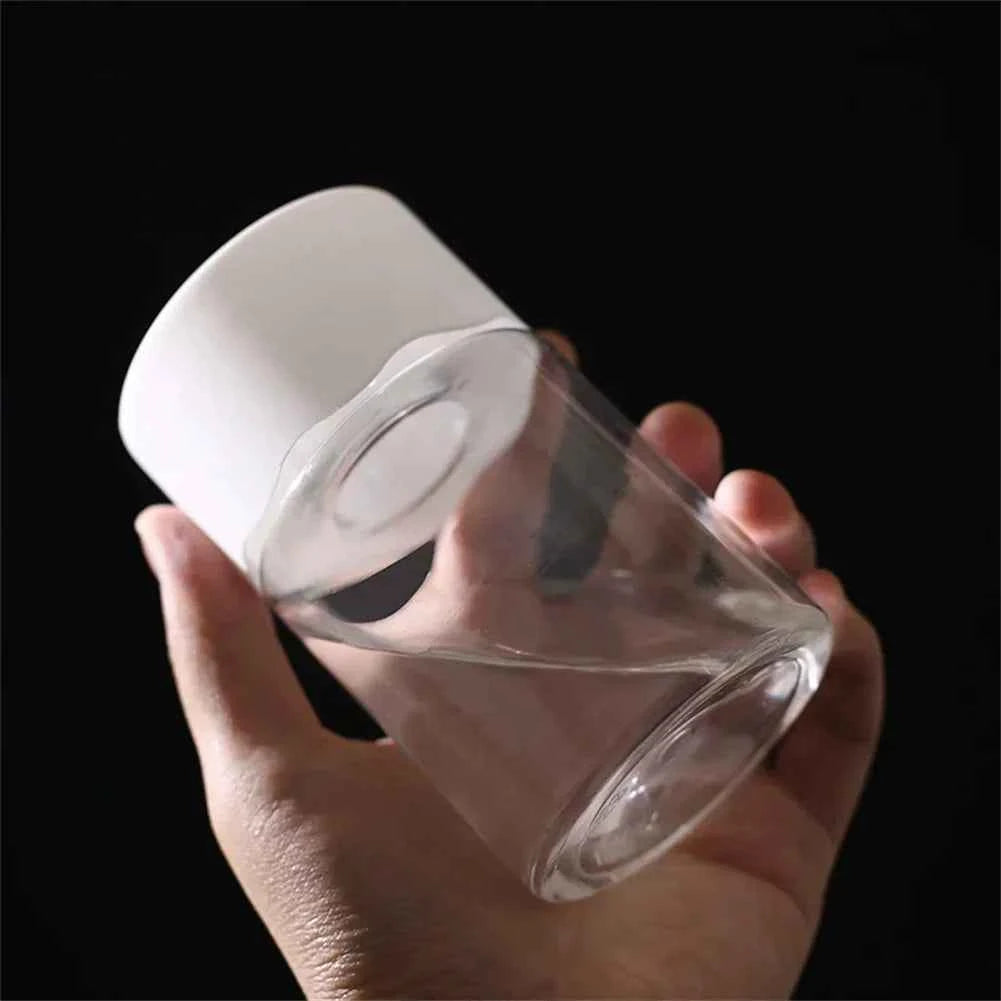 Mini Hydroponic Flower Pot Transparent Soilless Plant Vase for Home Decoration, Imitation Glass Green Plants Pot