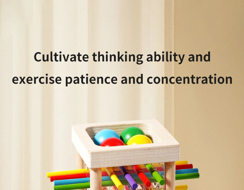 Parent child interactive wooden stick children's two person battle spatial thinking training puzzle toy