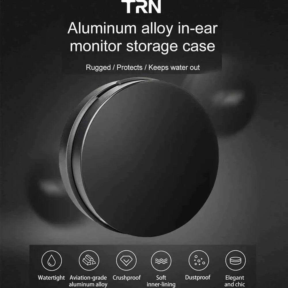 Opansten New Metal Aluminum Alloy In-ear Earphone Accessories Earphone Hard Waterproof Portable Storage Case Bag Box Earphone