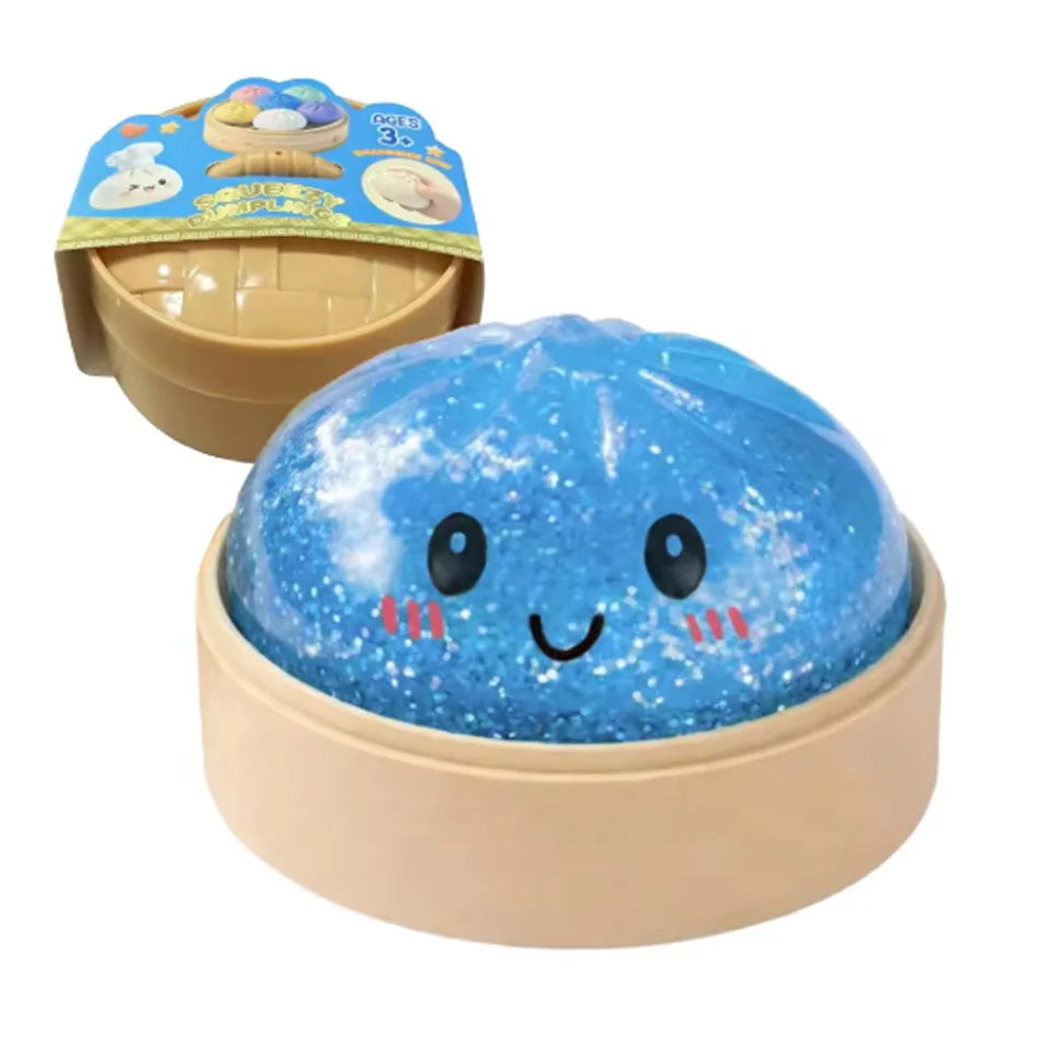 Dumpling Squishy Mysteries Dumplings Stress Relief Fidget Toys Home Office Desk Accessories Party Gift Mystery Dumpling Squishy