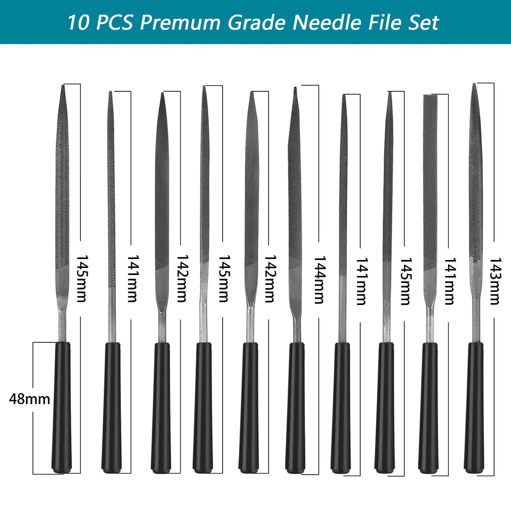 Metal File Set File Metal Polishing Manual File Tool Steel Files Metal Glass Stone Wood Carving Hand Epoxy Resin Mold DIY Tool