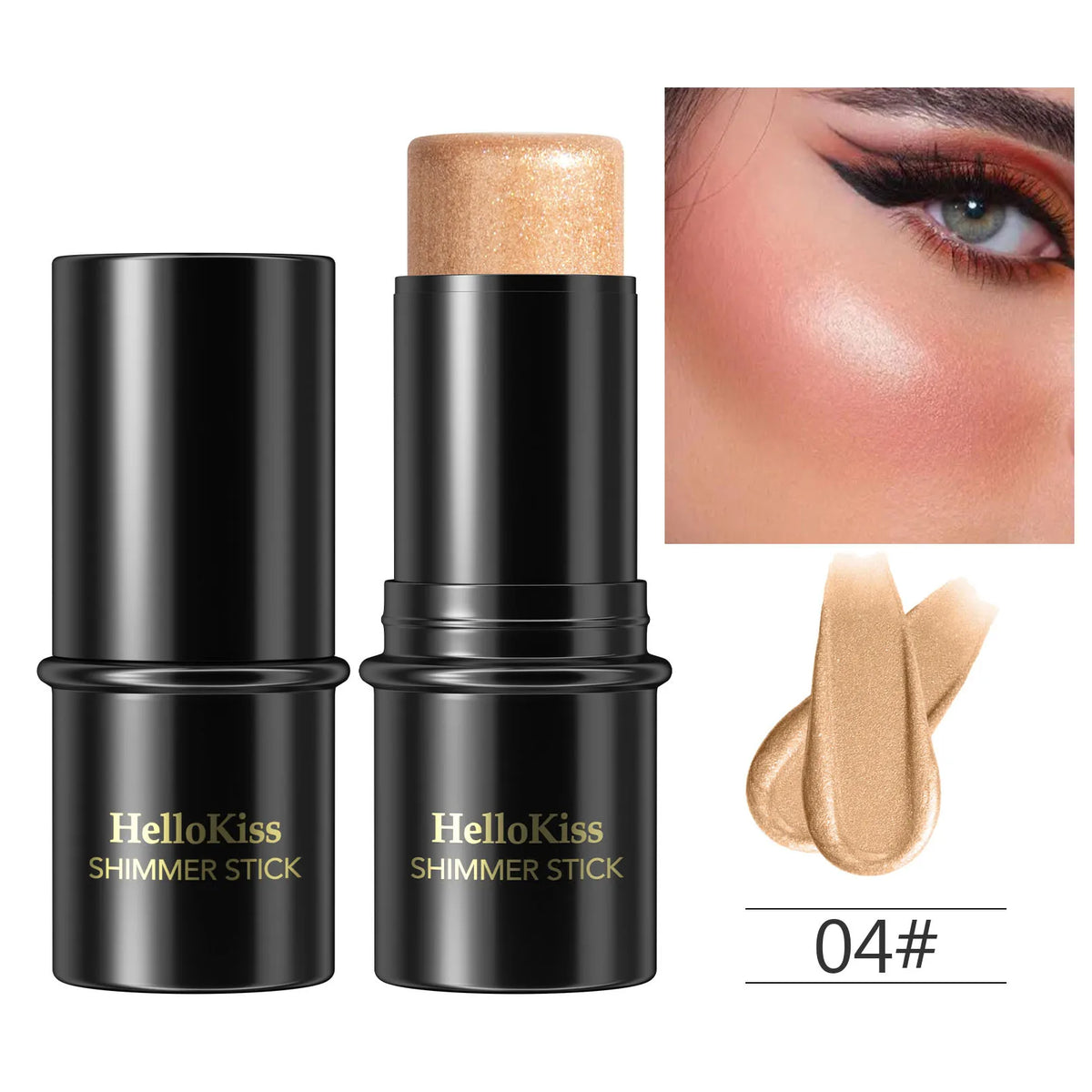 Q04 Color Cream Contour And Highlighter Stick – Long-Lasting Glow