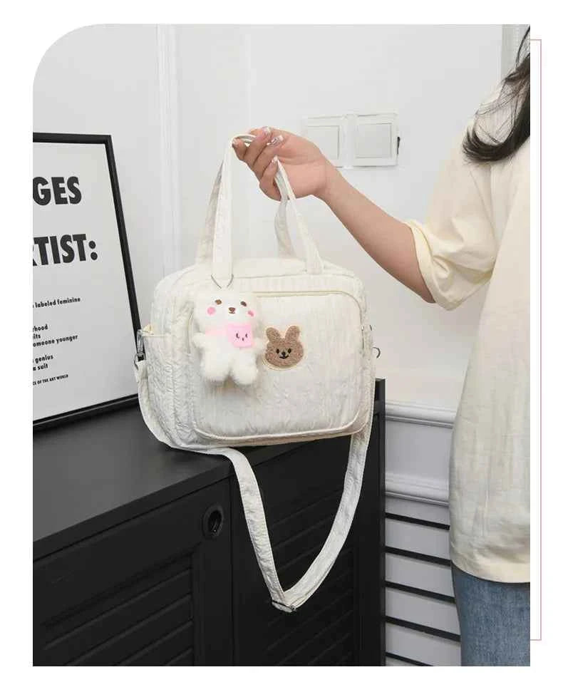 Cotton Mommy Bag Diaper Bags for Baby Cute Handbags Baby Items Organizer Nappy Caddy Bag Maternity Pack Mother Kids