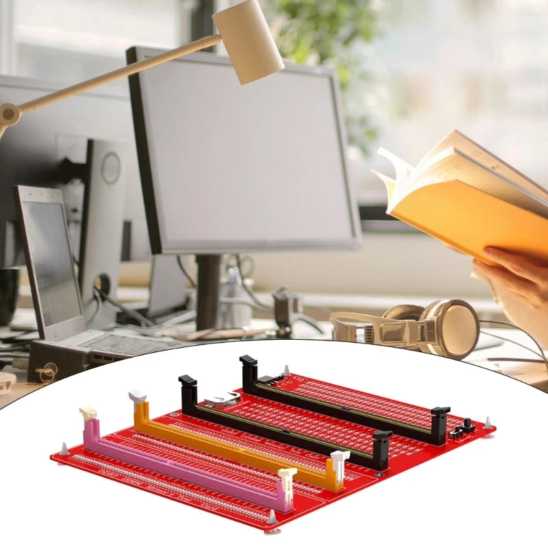 DDR3/4/5 RDIMM/UDIMM Memory Tester with LED USB C Power Supply