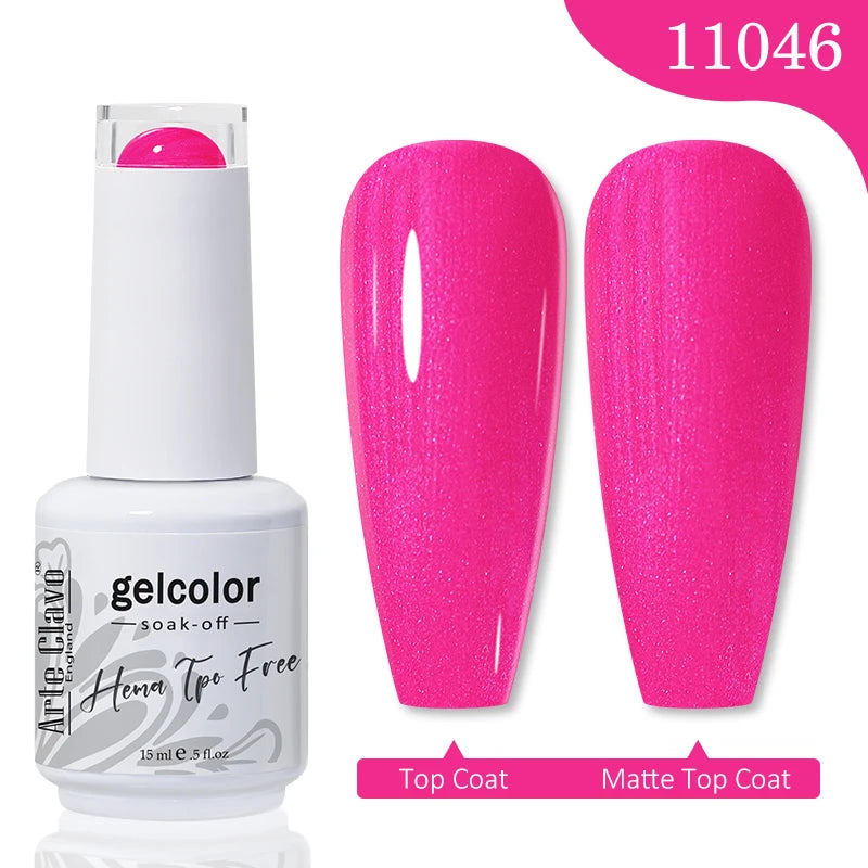 Arte Clavo TPO HEMA FREE Top Quality Discount Price 131 Colors Nail Gel Polish New Formula Nail Gel 15ml Bottle UV Gel Varnish