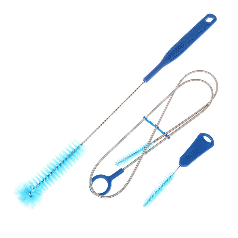 4In1 Water Bag Brush Cleaner Water Bag Cleaning Kit Brush Cleaning Tools Water Bladders 1Set Outdoor Hiking Camping Accessories