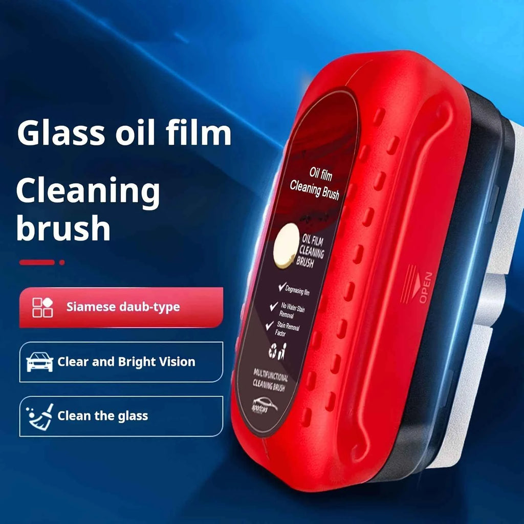 Car Glass Cleaner Cleaning Agent Powerful Windshield Cleaner Car Glass Sponge Cleaning Brush Water Spots Stain Auto Removal Oil