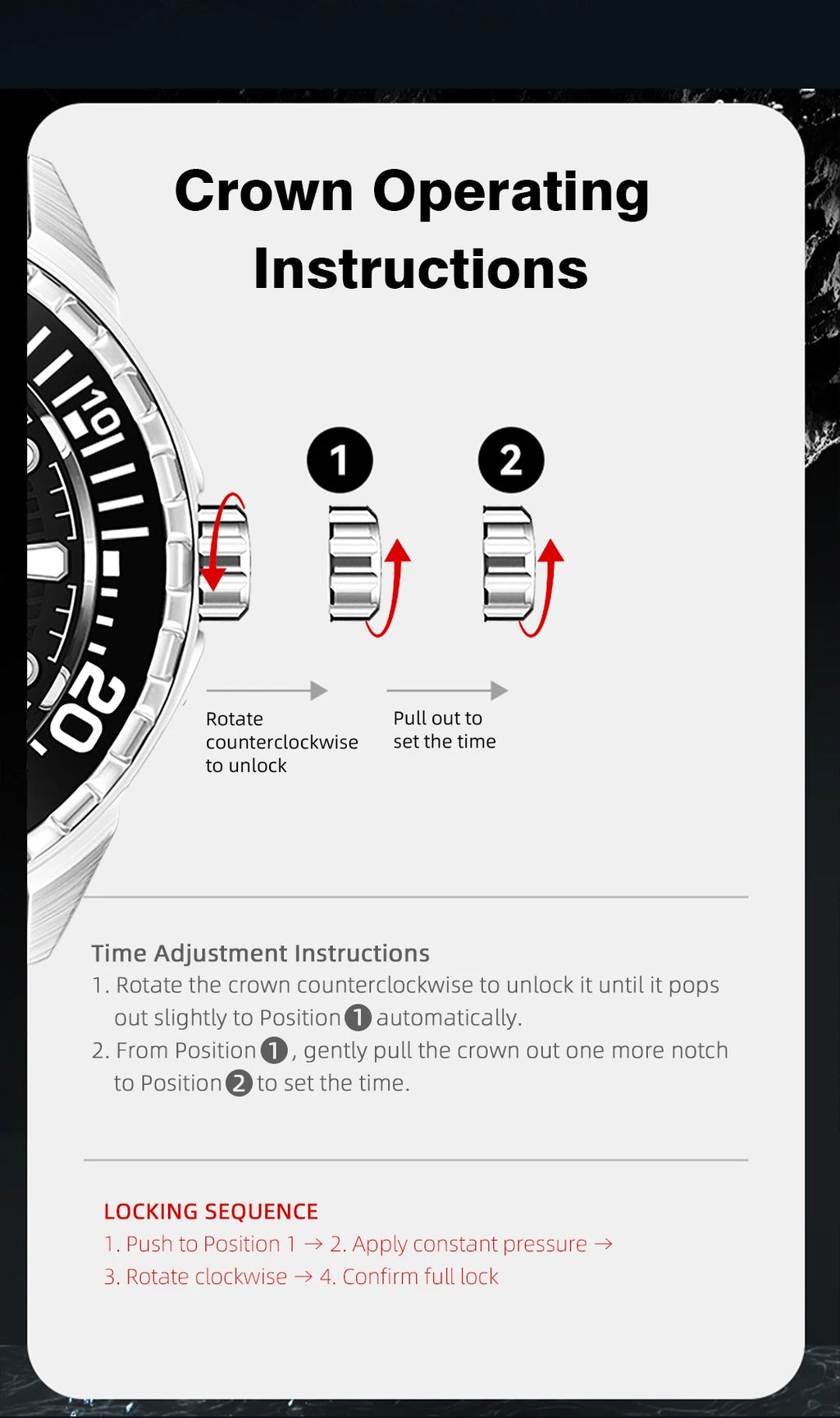 2025 New  NORTH EDGE TRITON Solar Powered Dive Watch Men Luxury Quartz Watches For Men 316L Stainless Steel Case Waterproof 300M