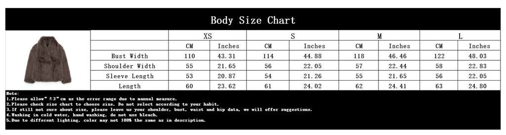 KONDALA Casual Brown Thick Fur Jackets Women Long Sleeve V Neck Autumn Winter Faux Fur Coats Fashion 2025 Streetwear Outwears