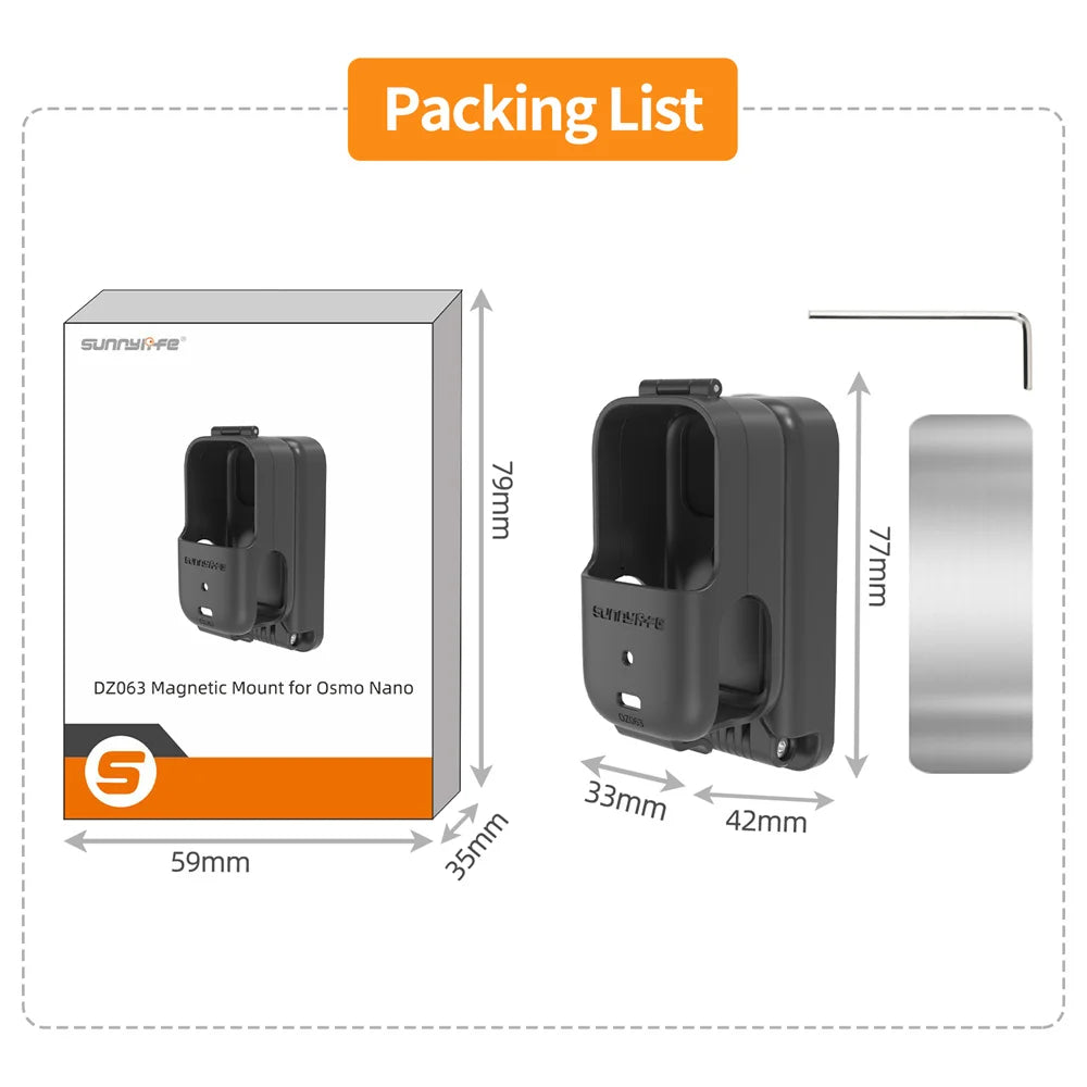 Magnetic Bracket Colour Magnetic Desktop Mount for DJI Osmo Nano – Foldable Stand