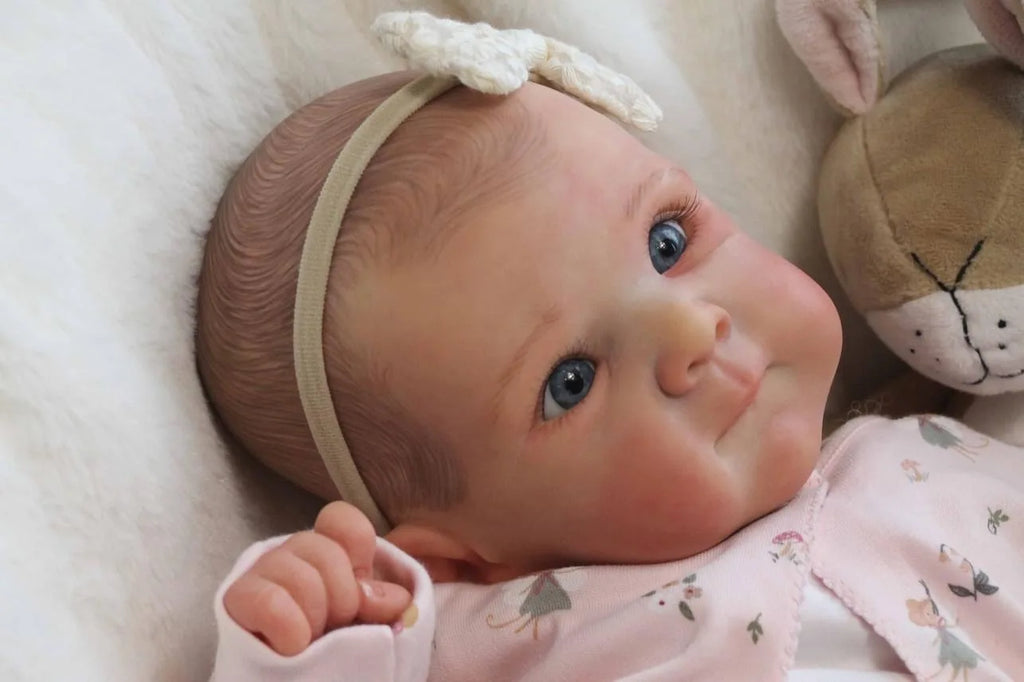 NPK 19-inch Full Vinyl Bettie Newborn Doll - Lifelike Soft Touch Reborn Baby Girl Body Realistic Collectible Toy for Ages 14+