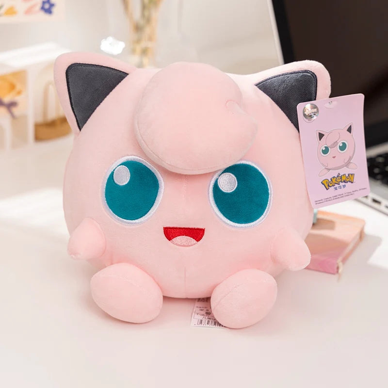 Genuine Pokemon Pikachu Stuffed Doll Cute Cartoon Anime Series Gengar  Eevee Stuffed Doll Kawaii Toys Hobbies Kids Birthday Gift
