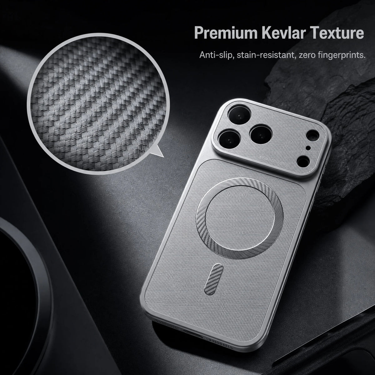 Magnetic Woven Phone Case For iPhone – Heat Dissipation