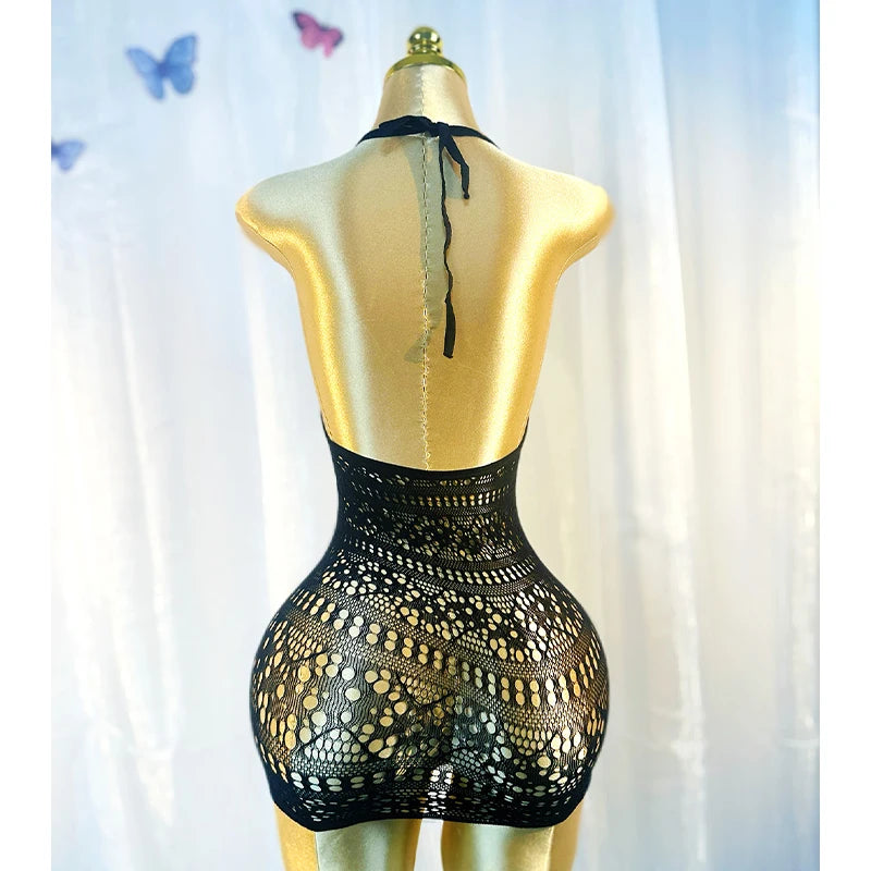 Sexy Cover Up Hollow Out Fishnet Dress without Bikini Summer Holiday DSH698
